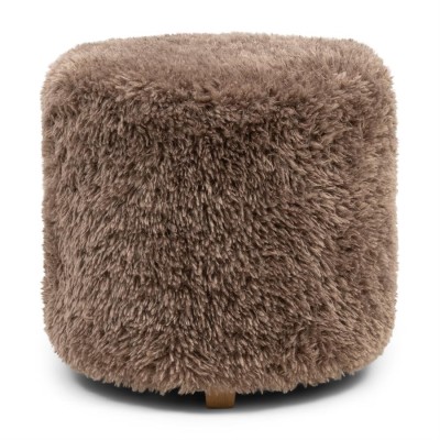 Puf Bowery Raccoon Taupe Riviera Maison