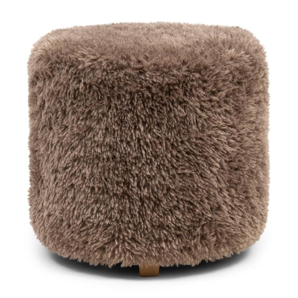 Puf Bowery Raccoon Taupe Riviera Maison