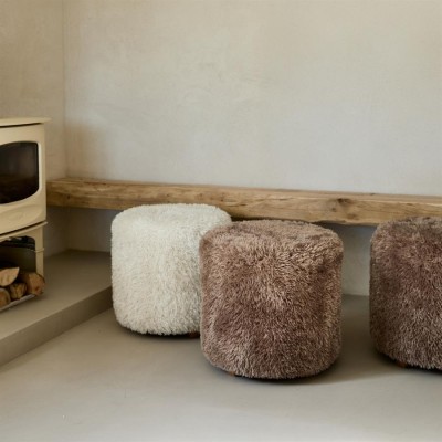 Puf Bowery Raccoon Taupe Riviera Maison 8