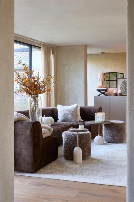 Puf Bowery Raccoon Taupe Riviera Maison 15