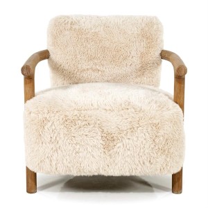Fotel Glenn Cloud Fur Riviera Maison