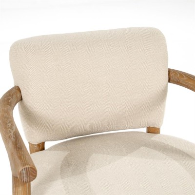 Fotel Glenn Herringbone Beige Riviera Maison 6
