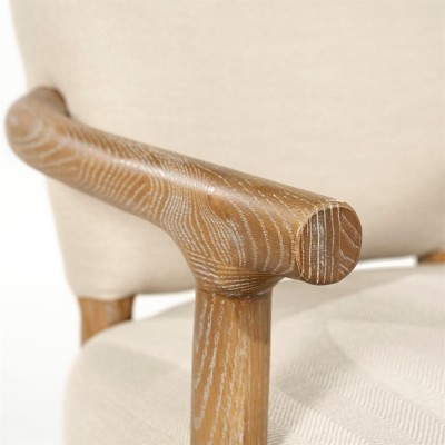 Fotel Glenn Herringbone Beige Riviera Maison 7