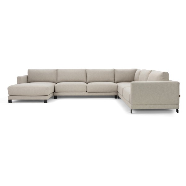 Komfortowa i Funkcjonalna Sofa Narożna Lewostronna Harvey  260x380x160x83cm - Opcje Wyboru Tkaniny