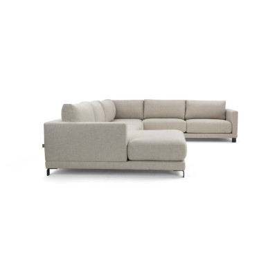 Komfortowa i Funkcjonalna Sofa Narożna Lewostronna Harvey  260x380x160x83cm - Opcje Wyboru Tkaniny 5