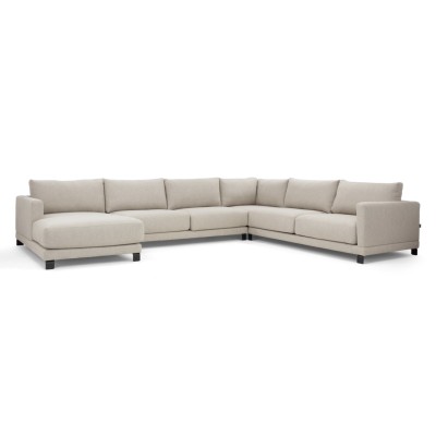 Komfortowa i Funkcjonalna Sofa Narożna Lewostronna Harvey  260x380x160x83cm - Opcje Wyboru Tkaniny 7