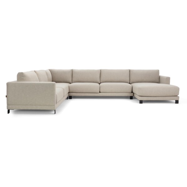 Komfortowa i Funkcjonalna Sofa Narożna Prawostronna Harvey  260x380x160x83cm - Opcje Wyboru Tkaniny