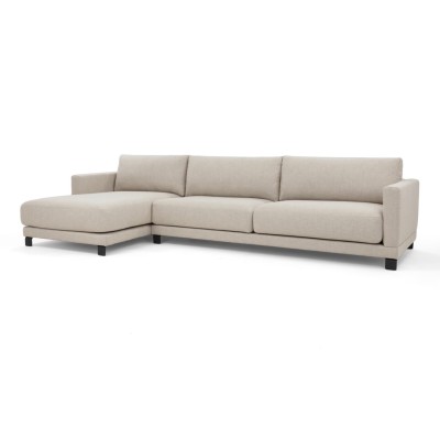 Komfortowa Sofa Narożna Lewostronna Harvey  160x320x83cm - Opcje Wyboru Tkaniny 9
