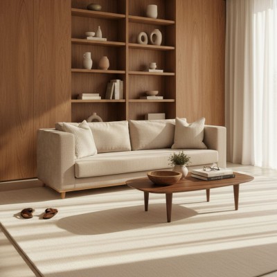 Stylowa Rozkładana Sofa Dorello 232x100x86cm - Opcje Wyboru Tkaniny 3