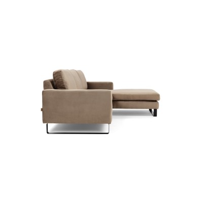 Komfortowa Sofa Narożna Prawostronna Edmonto 245x180x86cm - Opcje Wyboru Tkaniny 6
