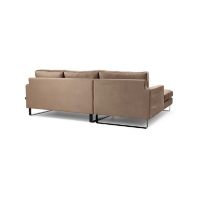 Komfortowa Sofa Narożna Lewostronna Edmonto 245x180x86cm - Opcje Wyboru Tkaniny 7