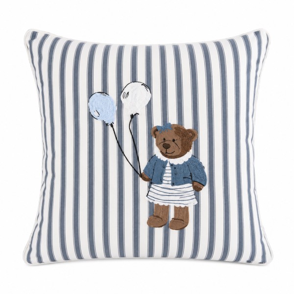 Poduszka Haftowana Dekoracyjna Mr. Teddy Lilly 50x50cm