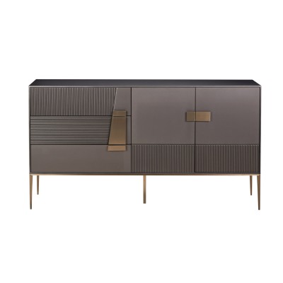 Komoda Stilig Ciemny Grafit 160cm 2