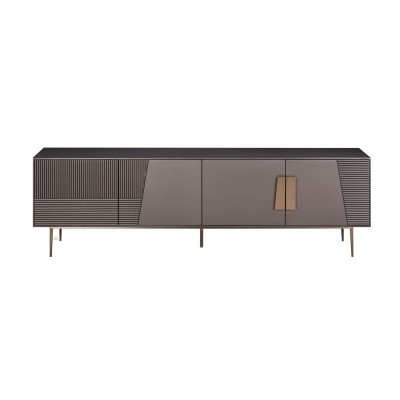 Komoda RTV Stilig Ciemny Grafit 200cm 2