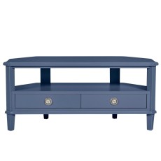 Stolik Drewniany RTV Henshaw Laura Ashley RTV Niebiesko-Szary 110x45x50cm