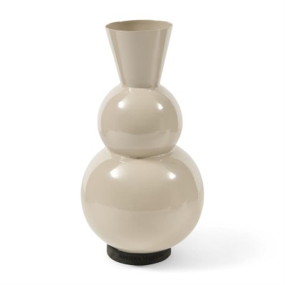Metalowy Beżowy Wazon Olera Vase S Riviera Maison