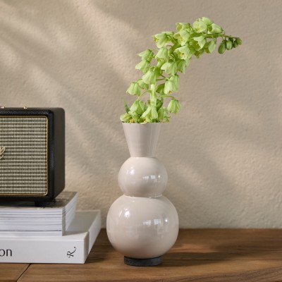 Metalowy Beżowy Wazon Olera Vase S Riviera Maison 3