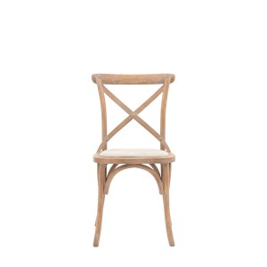 Rustykalne Krzesło Dębowe Cafe Washed Oak 2szt 47x56x88cm