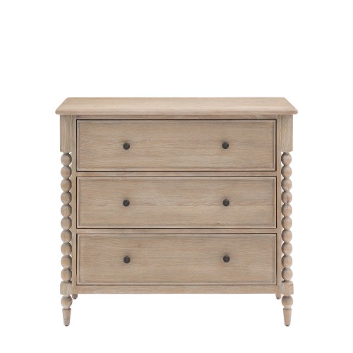 Stylowa Dębowa Komoda Artisan 102x45x90cm