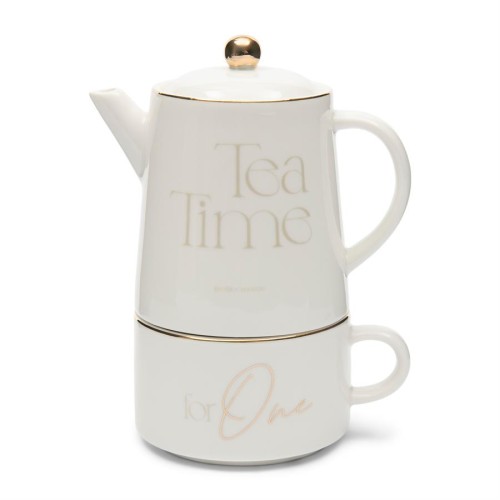 Zestaw Czajnik i Filiżanka Tea Time for One Riviera Maison