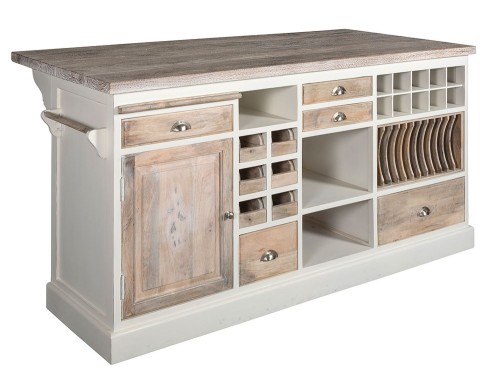 Wyspa Kuchenna Bristol White 180x55x95cm