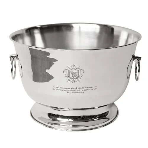Stylowy Cooler Haritage Srebrny Śr. 42cm