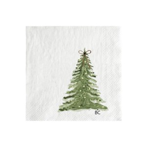 Zestaw  20 Serwetek Xmas Tree with Bow Bastion Collections
