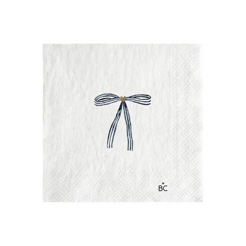 Zestaw  20 Serwetek Little Bow Blue Bastion Collections