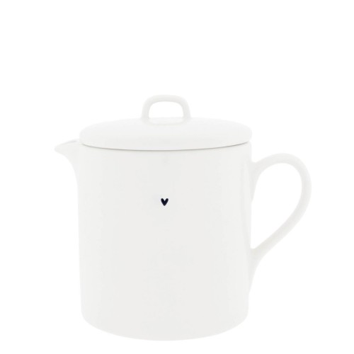 Czajnik Teapot Little Heart in Black Bastion Collection