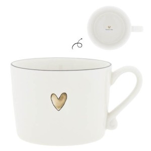 Kubek Filiżanka Brown Heart Bastion Collection