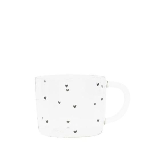 Szklanka Hearts All Over Riviera Maison