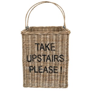 Kosz Rattanowy Schodowy Take Upstairs Please 