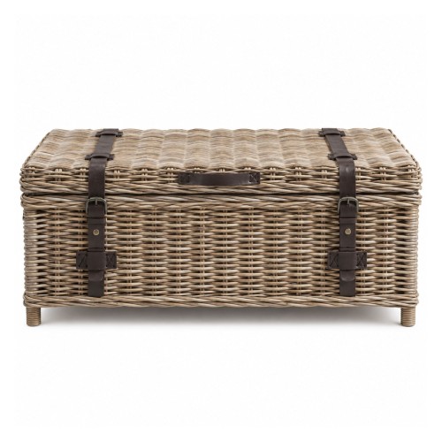 Rattanowy Kufer Stolik Kawowy Kensington 116x63x48cm