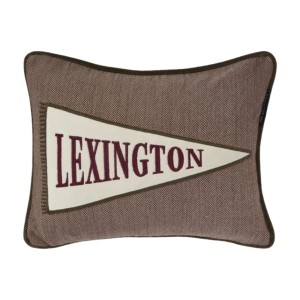 Poduszka Flag Logo Ciemnobeżowa 30x40cm Lexington 