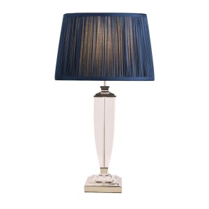 Podstawa Lampy Stołowej Carson L Nikiel Wys. 47cm Laura Ashley