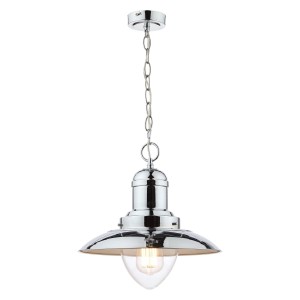 Elegancka Lampa Sufitowa Corbridge Chrom Laura Ashley