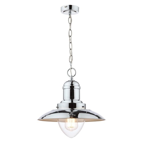 Elegancka Lampa Sufitowa Corbridge Chrom Laura Ashley