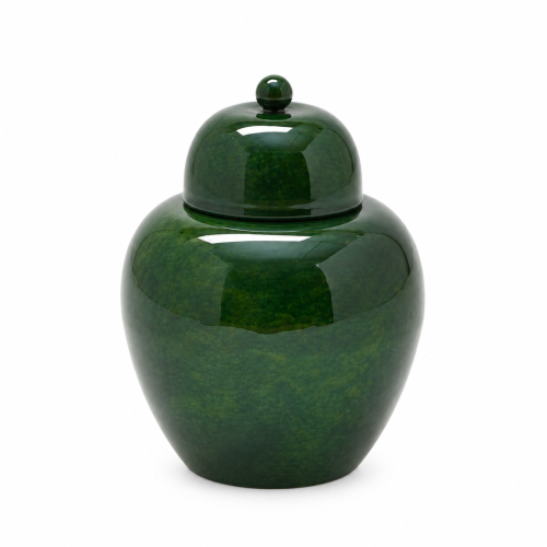 Waza Ceramiczna, Amfora Helena Moss Green Wys. 13cm