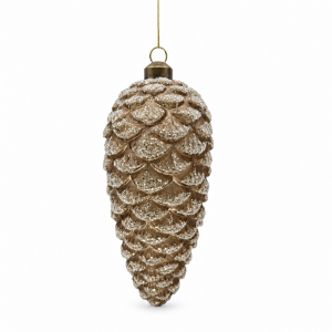 Zawieszka Szyszka Szampański Brąz Wys. 21cm