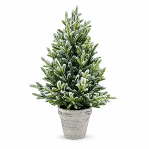 Dekoracyjna Choinka Ośnieżona w Doniczce Wys. 40cm