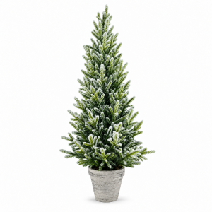 Dekoracyjna Choinka Ośnieżona w Doniczce Wys. 60cm