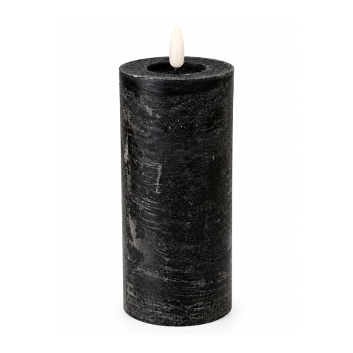 Świeca Rustic Led  Wys. 20cm Czarna1.jpg
