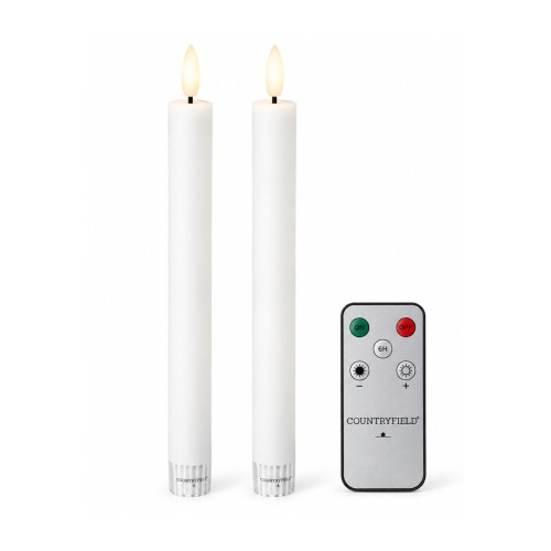 Zestaw 2 Świec Białych Led Wys. 24cm.jpg