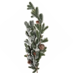 Ośnieżona Gałązka z Szyszkami Wys. 117cm
