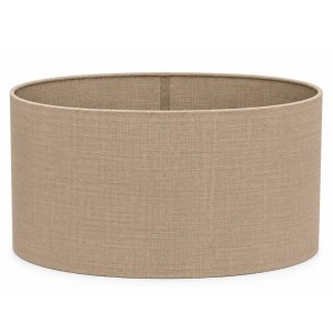 Owalny Abżur Oslo 50x33x25 Ciemny Beżowy