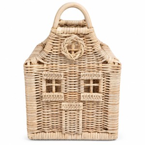 Lampion House Rattan Bio 18x18h30cm