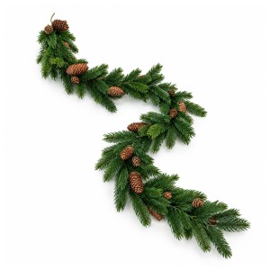 Dekoracyjna Girlanda z Jodły z Szyszkami Dł. 160cm