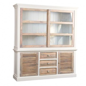 Kredens Bristol  White 180x45x200cm
