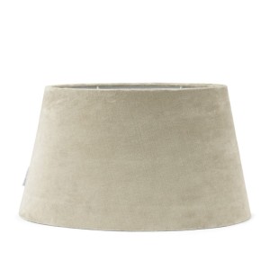 Abażur Oval Velvet Beżowy 45x26cm Riviera Maison