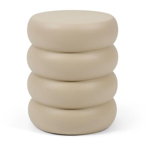 Ceramiczny Stolik Pomocniczy Rose Tower Ciepły Beż Riviera Maison